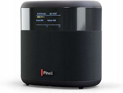 Pinell Tischplatte Radio Batterie DAB mit Bluetooth und USB Schwarz Pinell Tischplatte Radio Batterie DAB mit Bluetooth und USB Schwarz