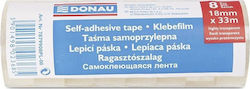 Donau Office Adhesive Tape 18mm 33m 8 Pieces