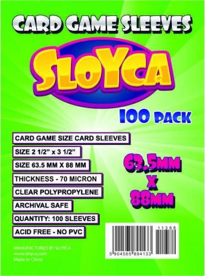 Baldar Θήκες Ccg Standard S 63,5 X 88 Mm 100 Τεμάχια Sloyca Brettspielzubehör