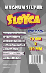 Sloyca Θήκες Magnum Silver 70x110mm 100 Τεμ Sloyca