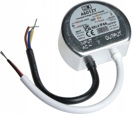 MW Power DIN Rail Power Supply With Power 60W 5A