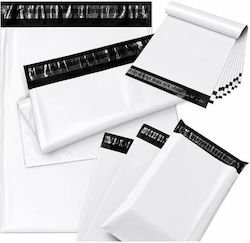 Комплект Пощенски Пликове Courier Bag Самозалепващи 50 Бр Бели 60x80 Cm Aria Trade