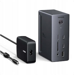 Ugreen CM843 USB-C Docking Station με HDMI/DisplayPort 4K PD Ethernet Ugreen CM843 USB-C Docking Station με HDMI/DisplayPort 4K PD Ethernet