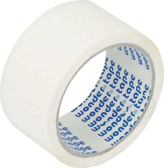 Grand Verpackungsfolie 48mm x 50m in Weißer Farbe 6 Stück