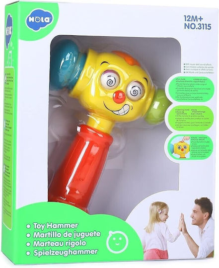 Hola Toys Hammering Toy with Sounds for 12+ Months