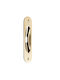 Zogometal 220 Goldene Türdrücker mit Loch 34mm 220-09