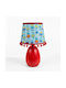 Kinder Tischlampe Nachttischlampe Maße Rot 35x20x18cm