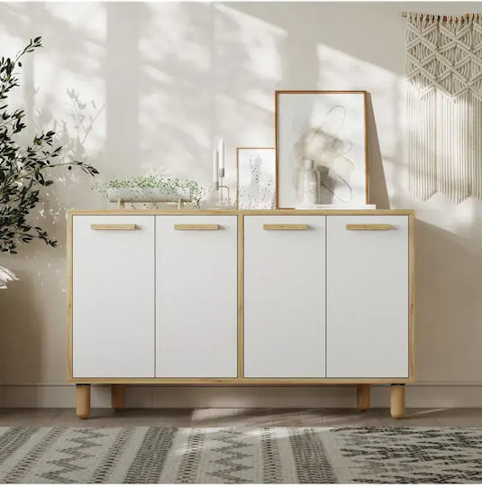 Wooden Brown Console L120xW30xH73cm