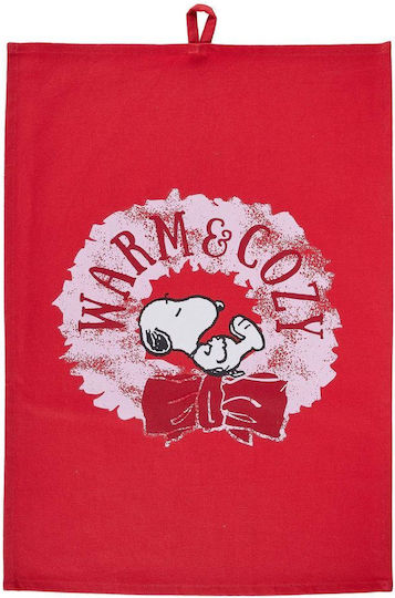 Butlers Kitchen Towel Made of 100% Cotton in Red Colour 54x38cm