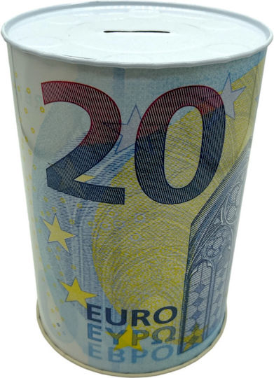 Spv Ts Касичка Метална Дизайн 20 Евро Metallic 20 Euro Banknote Pattern Money Box