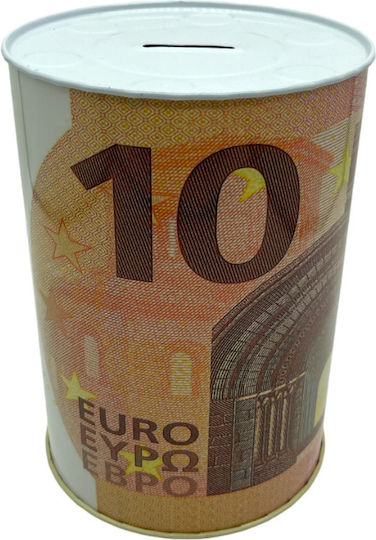 Spv Ts Касичка Метална Дизайн 10 Евро Metallic 10 Euro Banknote Pattern Money Box