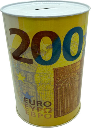 Spv Ts Касичка Метална Дизайн 200 Евро Metallic 200 Euro Banknote Pattern Money Box