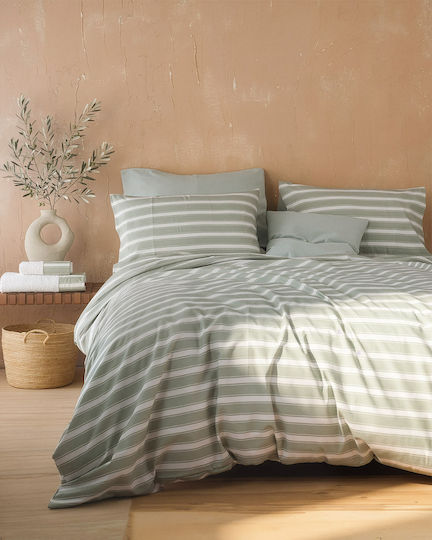 Rythmos Lesley Σετ Υπέρδιπλο Πρασινο 220x240cm 3τμχ Rythmos Lesley Σετ Υπέρδιπλο Πρασινο 220x240cm 3τμχ