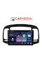 Carmedia Auto-Audiosystem für Hyundai Accent 2005-2012 mit Touchscreen 9" Bluetooth USB WiFi GPS Apple CarPlay Android Auto