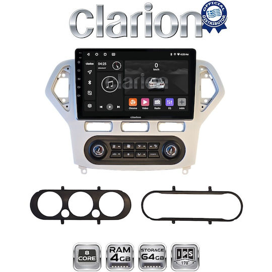 Clarion Автомобилна Аудио Система за Ford Mondeo 2007 > 2010 Bluetooth USB Вграден Wi-Fi GPS Apple CarPlay Android Auto