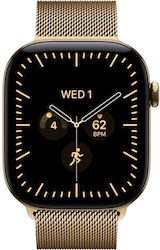 Apple Watch Series 12 Cellular 42mm Titaniu Aur Radiant cu Brățară Milanese Aur Radiant Apple Watch Series 12 Cellular 42mm Titaniu Aur Radiant cu Brățară Milanese Aur Radiant