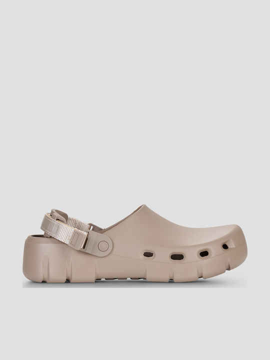 Birkenstock Birki-flow Дамски сабо Кафяв