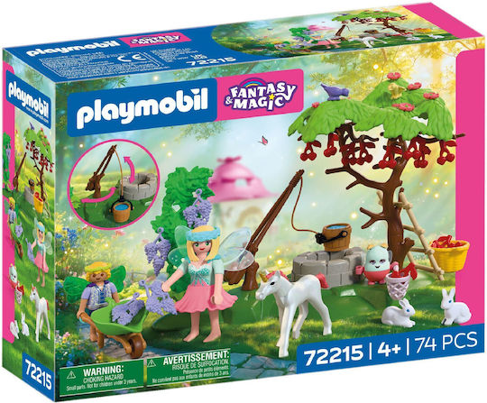 Playmobil Фентъзи и магия Феерична градина с еднорогче за 4-годишни