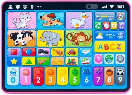 Velve Laptop-Tablet pentru bebeluși cu Sunete