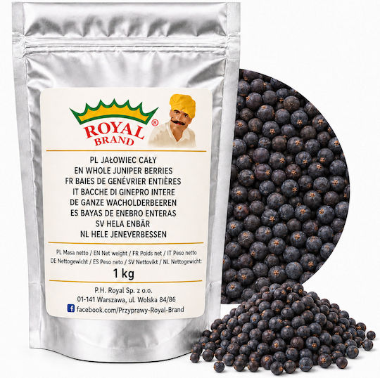 Ganze Wacholderbeeren 1 Kg Royal Brand