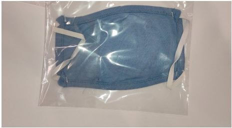 Natural Care Professional Protective Fabric Mask for Kids Light Blue 2079260 1pc