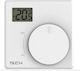 Engo Wired Two-Seat Room Thermostat 230v Rotary Control Display White T-p2.1z