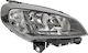 Headlight Right Fiat Doblo 2015+ Electric Adjustment Black Frame 505312
