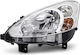 Headlight Left Peugeot Citroen Partner Tepee Berlingo 2012-2015 Electric Adjustment 505983