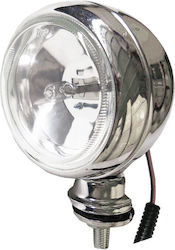 1 Брой Хром Бял Кръгъл Халоген Рол Бар 4x4 Кола Джип Мотор 12v 3.5 Инча 9см