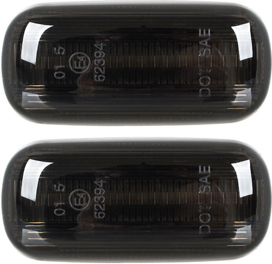 Audi A3 8p 03-08 Led Side Indicator Smoked Dynamic 2 Pcs Set