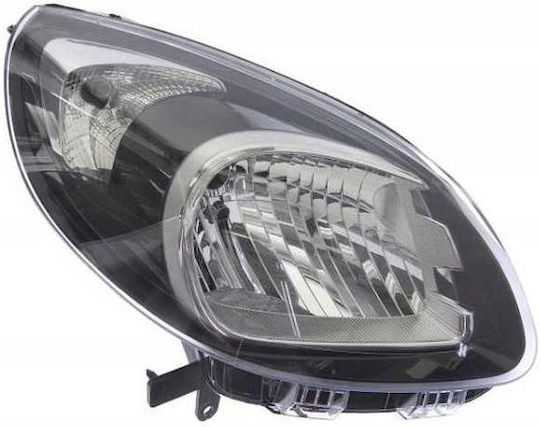 Headlight Right Renault Kangoo 2013-2021 Electric Adjustment Black Frame 202316