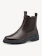 Leder Damen Stiefeletten Braun