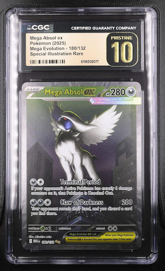 Mega Absol Ex Mega Evolution #180 Cgc Pristine 10