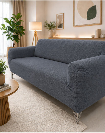 SteweHome Фотьойл Throw Шенил 170x210см Черен