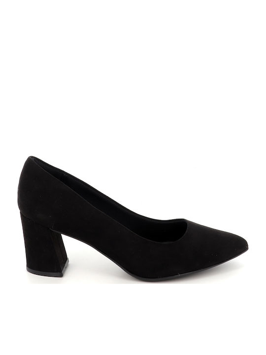 Piccadilly Pantofi cu toc de catifea cu Toc Med...
