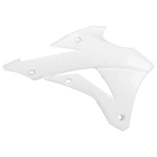 Plastic Radiator Covers Polisport Kawasaki Kx85/100 2014-21 White