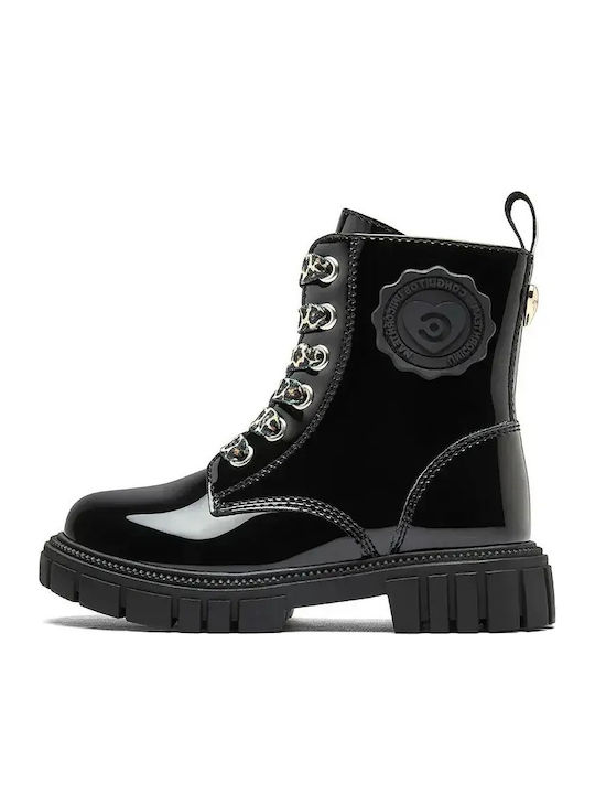 Conguitos Kinderstiefel aus Lackleder mit Reiss...