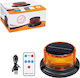 Solar LED Warning Beacon Remote Control & Type-C Charging Tf247315