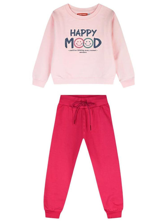 Kids Sweatpants Set Fuchsia