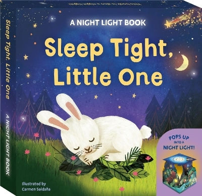 Sleep Tight Little One Bedtime Story That Pops Up Into A Night Light With Rechargeable Usb-c Led Johnny Barr