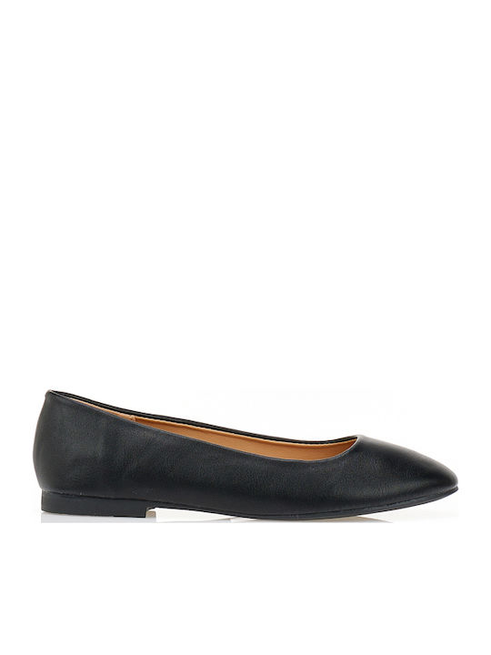 Tsoukalas Damen Ballerinas Schwarz