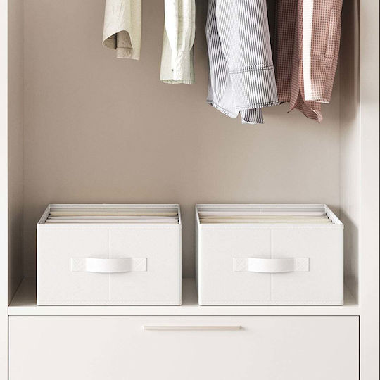 Songmics Drawer Organizer In White Colour 2 Pieces