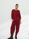 Red Tracksuit Set