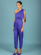 Damenteilose Jumpsuit Lila 131-21499-Lila (156)