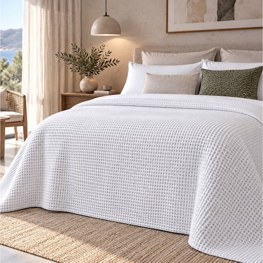 Nicefeelings Piqué Decke Übergröße 230x265cm Weiß Nicefeelings Piqué Decke Übergröße 230x265cm Weiß