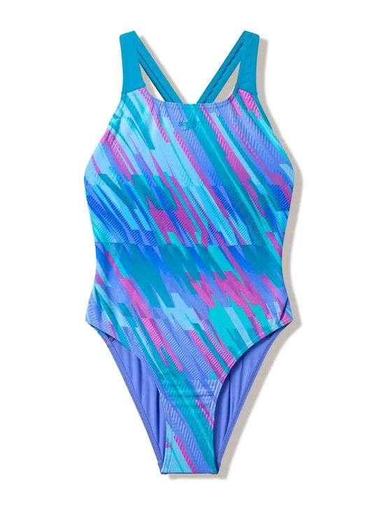 Speedo Детски бански Цял Moonlight Lavender/hyper Teal