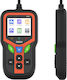 Techstar V321 Obd2 Car Diagnostic Tester Advanced Functions Battery Test Engine Error Read Clear Data Stream O2 Sensor Detection Qr Report Color Screen