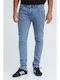 Pantaloni de blugi pentru bărbați Slim Fit Albastru