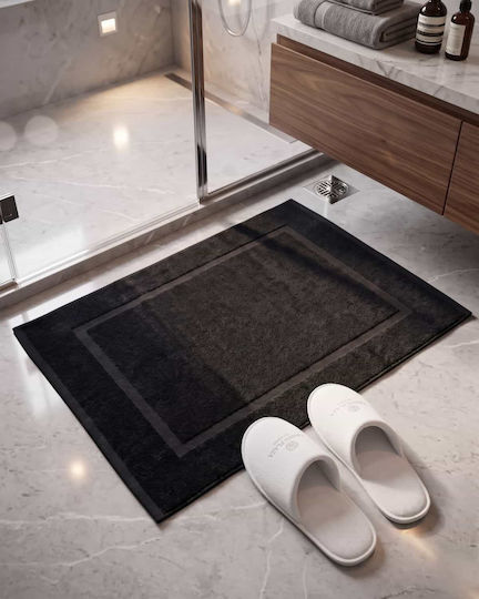 Olia Home Hotel Bathroom Mat Black 50x80cm