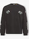 Long Sleeve Black Blouse
